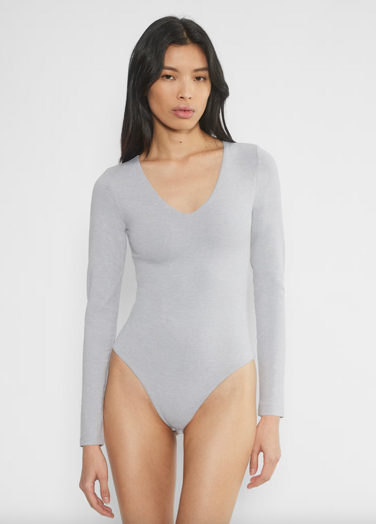 Aritzia Contour Fixture Bodysuit in Grey | Sz Small