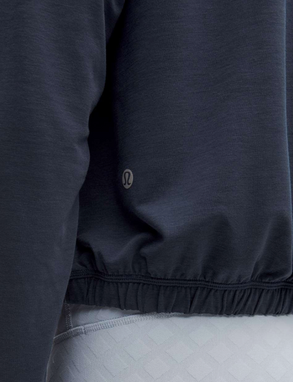 Lululemon Jersey Training Elastic-Hem Shirt in Blue | Sz Small