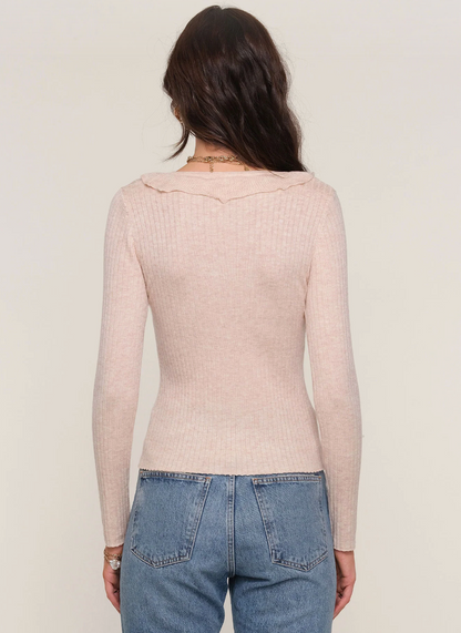 Heartloom Yvette Soft Cardigan (tan/beige) | Sz Medium