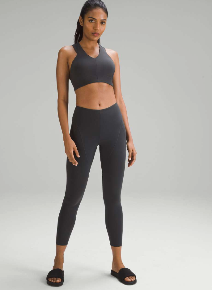 Lululemon Lab Nulu Yoga Tight 25" *Graphic Graphite Grey | Sz 2