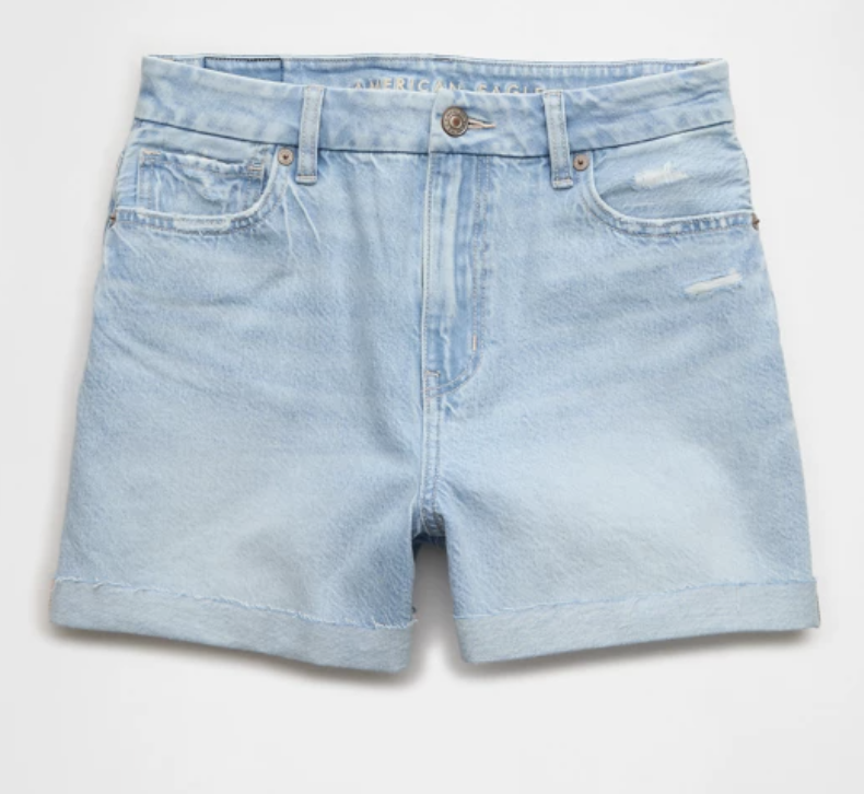 American Eagle Light Wash Mom Shorts | Sz 8