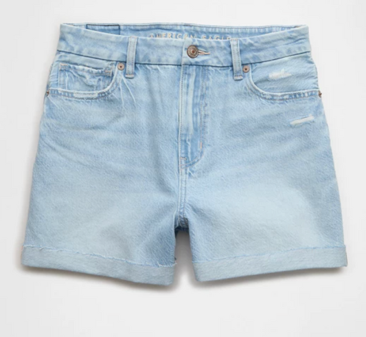 American Eagle Light Wash Mom Shorts | Sz 8