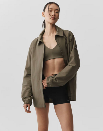 Alo Torrent Over Shirt Jacket in Olive | Sz Small (fits Oversized)