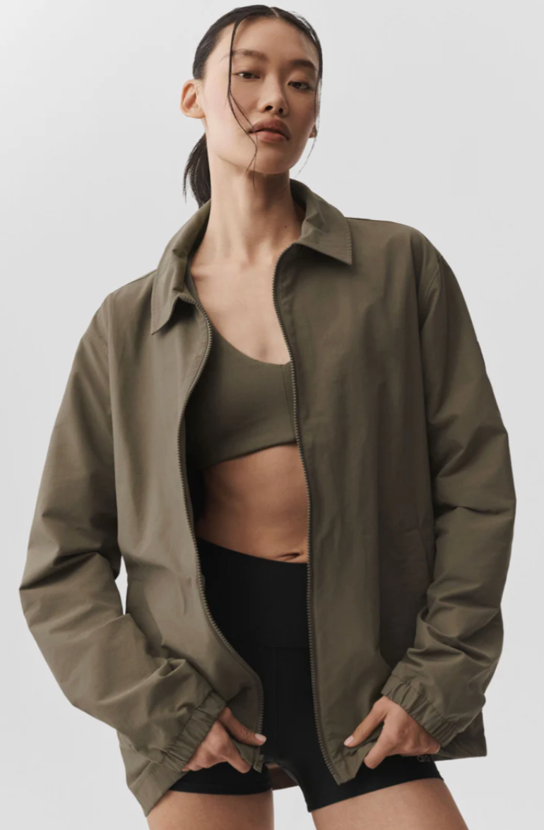 Alo Torrent Over Shirt Jacket in Olive | Sz Small (fits Oversized)