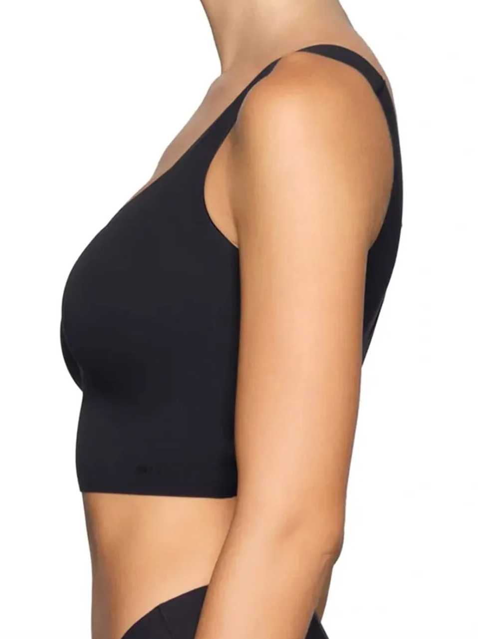 Skims Black Naked Plunge Longline Wireless Bra NWT | Sz S-DD