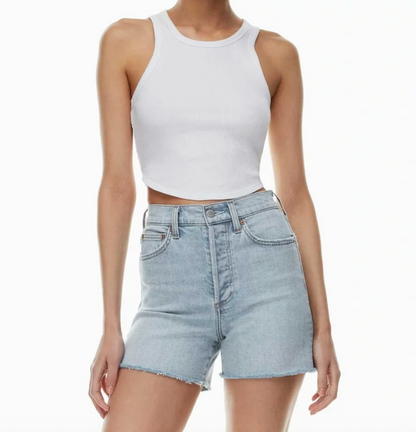 Denim Forum 50s Arlo High Rise Shorts  | Sz 25