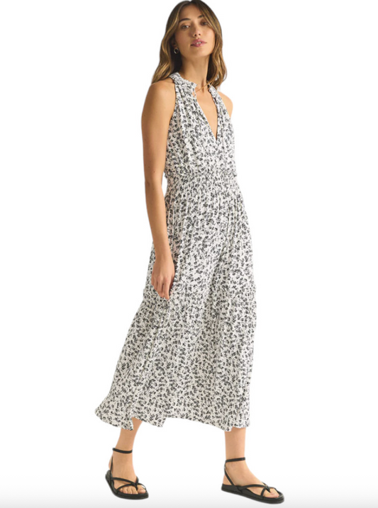 Dex Black/White Tiered Halter Dress | Sz XL