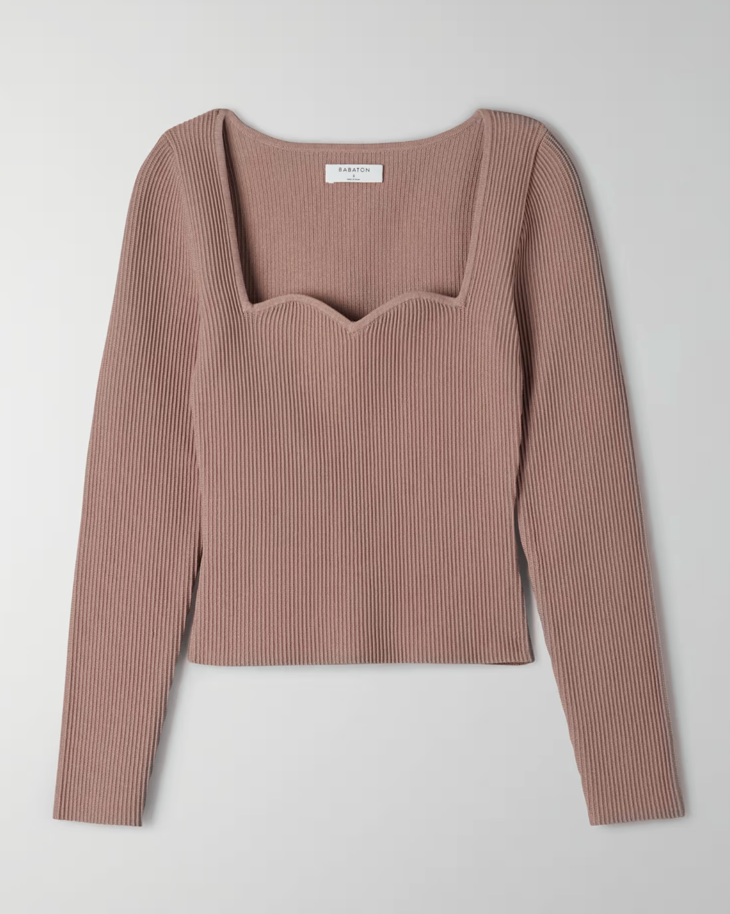 Babaton Sculpt Knit Sweetheart Longsleeve | Sz Large