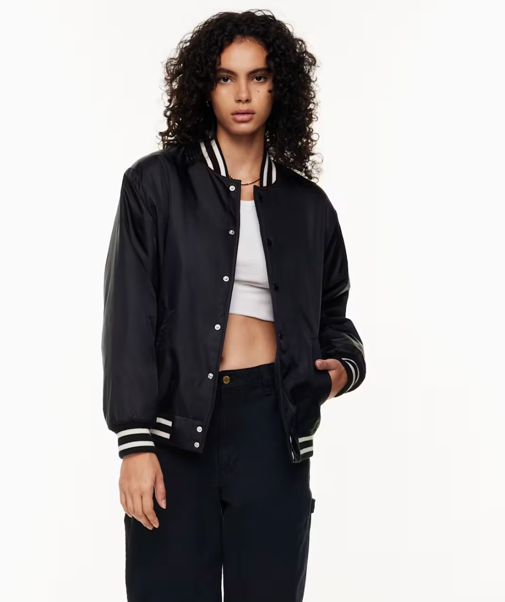 Aritzia TNA Stadium Bomber Jacket | Sz Medium Oversized