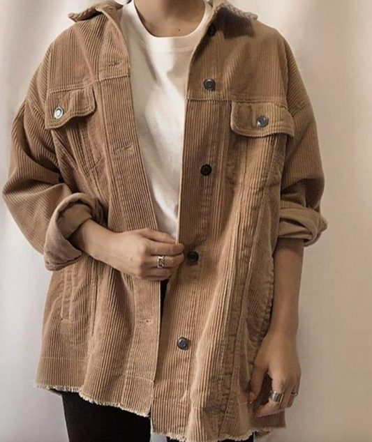 Zara Corduroy Lightweight Shirt Jacket | Sz Large (oversized)