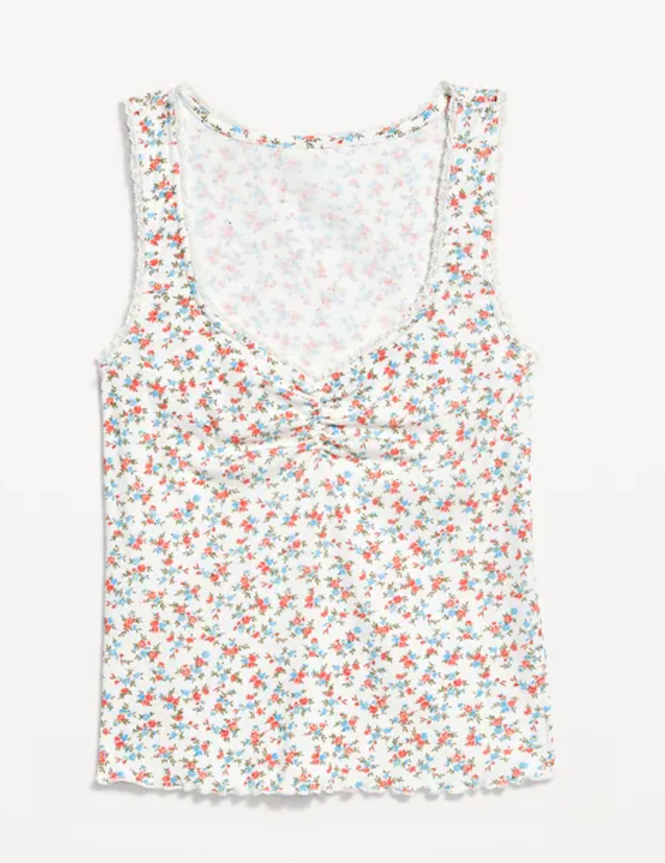 Old Navy Floral Tank Top | Sz Medium