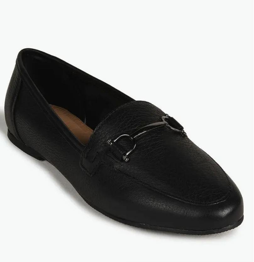 Mottero Macassim Black Leather Loafers | Sz 7