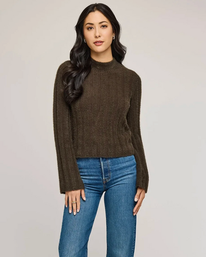 Gentle Fawn Jace Pullover Dark Brown | Sz Large