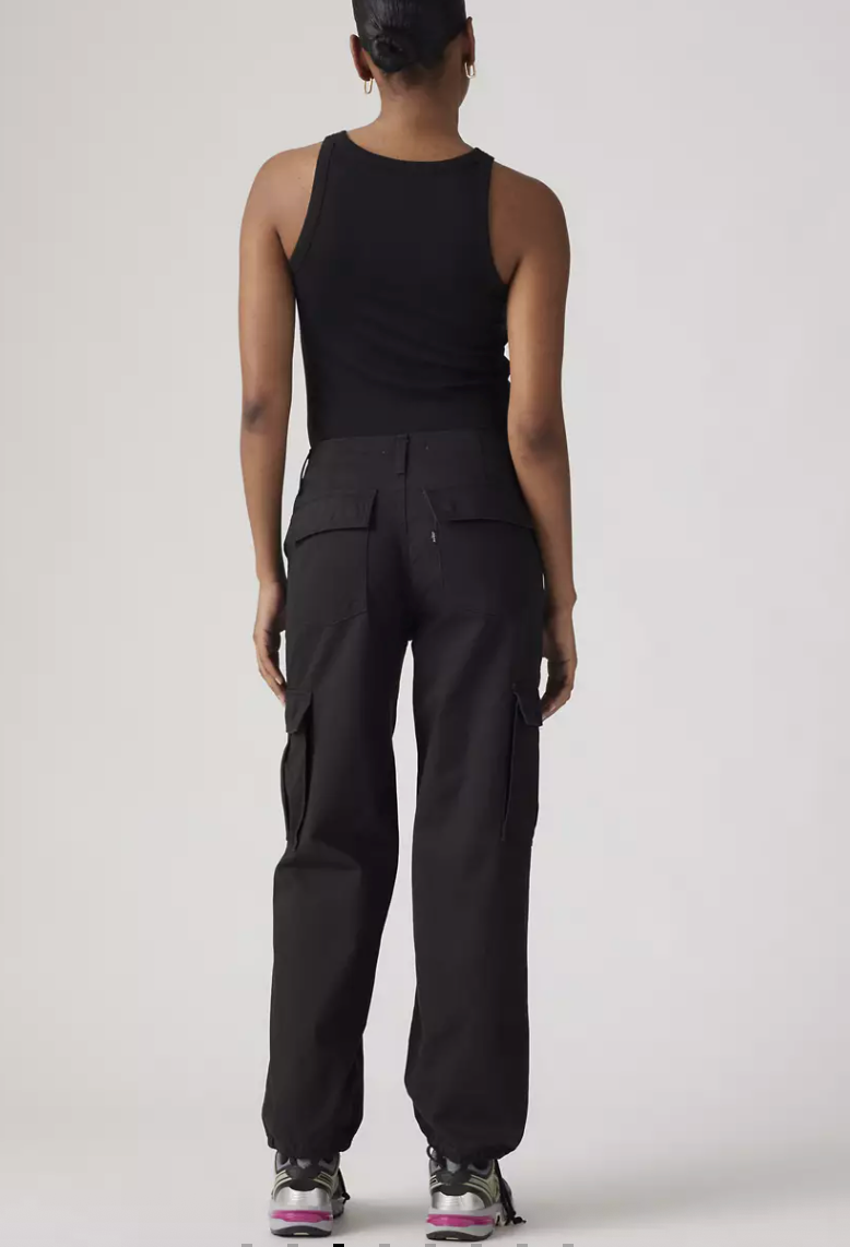 Levi's '94 Baggy Cargo Pants in Black | Sz 28