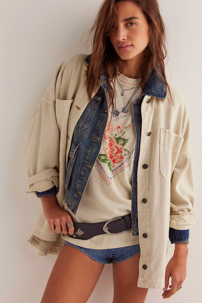 We the Free T-shirt Love Rose | Sz Small (very oversized)