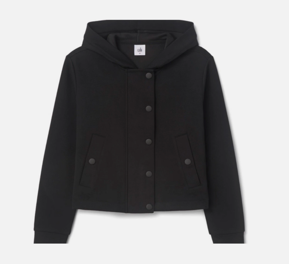 Cabi Low Key Hooded Soft Bomber Sweater/Jacket | Sz Medium (generous fit)