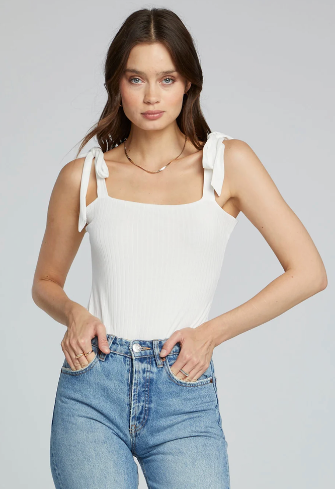 Saltwater Luxe NWT Tie Tank Bodysuit | Sz Large