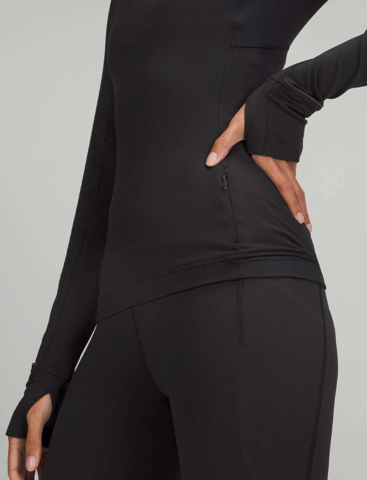 Lululemon Its Rulu Run Long Sleeve Shirt In Black | Sz 6