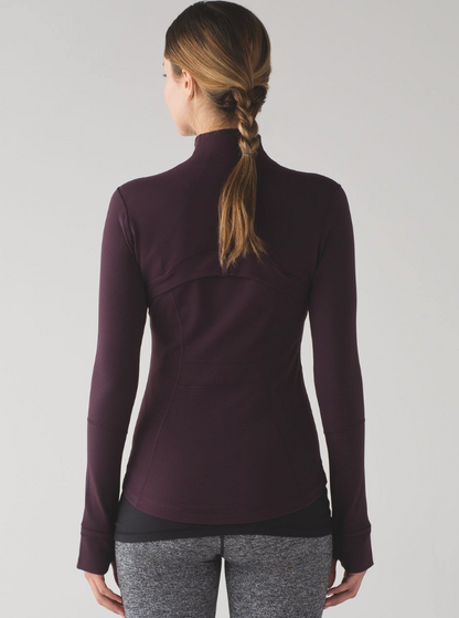 Lululemon Define Jacket in Black Cherry | Sz 8