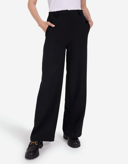 Minimum Black Wide Leg Trousers | Sz 40 (size 29/30)