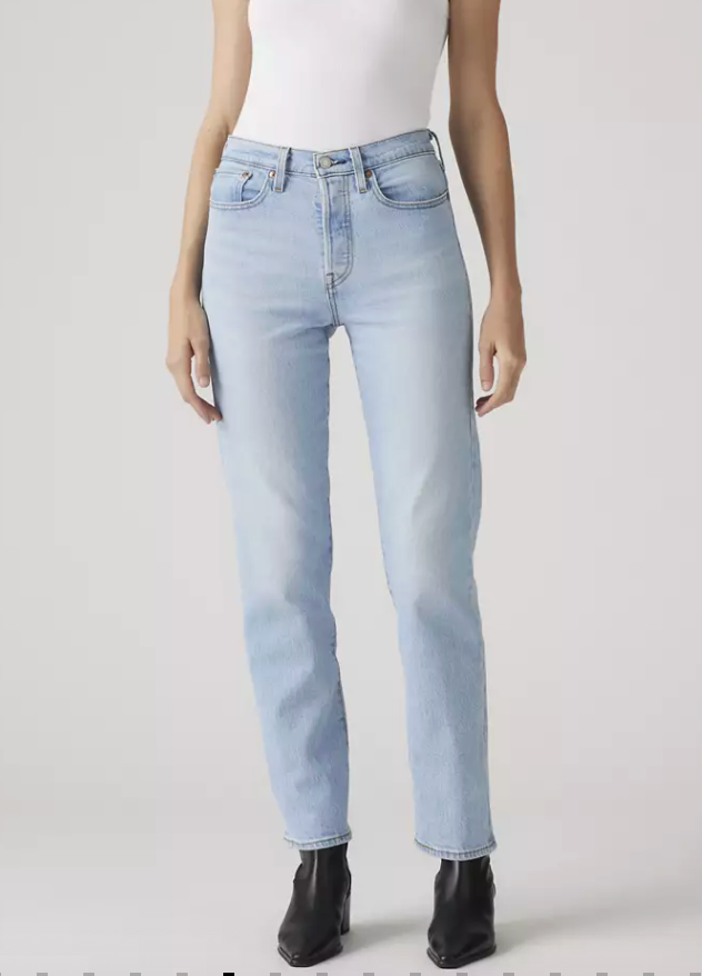 Levi's Lighwash Wedgie Straight Jeans | Sz 30 (cotton/poly/elastane, fits 28-30)