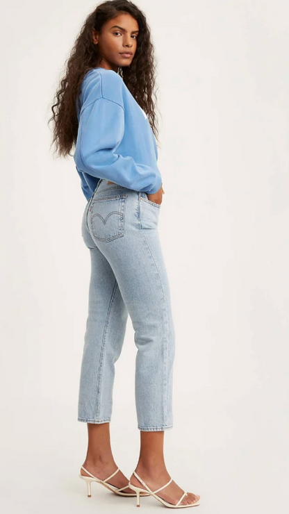 Levi's Lighwash Wedgie Straight Jeans | Sz 30 (cotton/poly/elastane, fits 28-30)