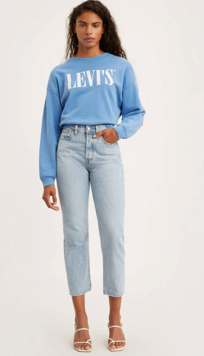 Levi's Lighwash Wedgie Straight Jeans | Sz 30 (cotton/poly/elastane, fits 28-30)