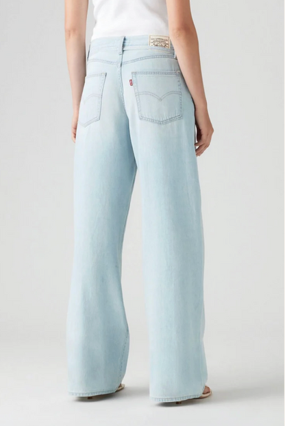 Levi's Light-wash XL Straight Linen Jeans | Sz 27 (loose fit)
