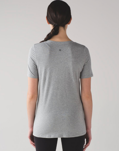 Lululemon Grey V-neck Love T Shirt | Sz 6 approx