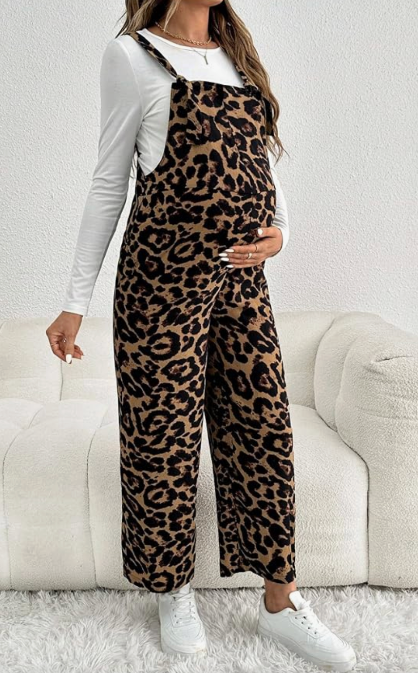 No Brand Lightweight Leopard Overalls | Sz Medium