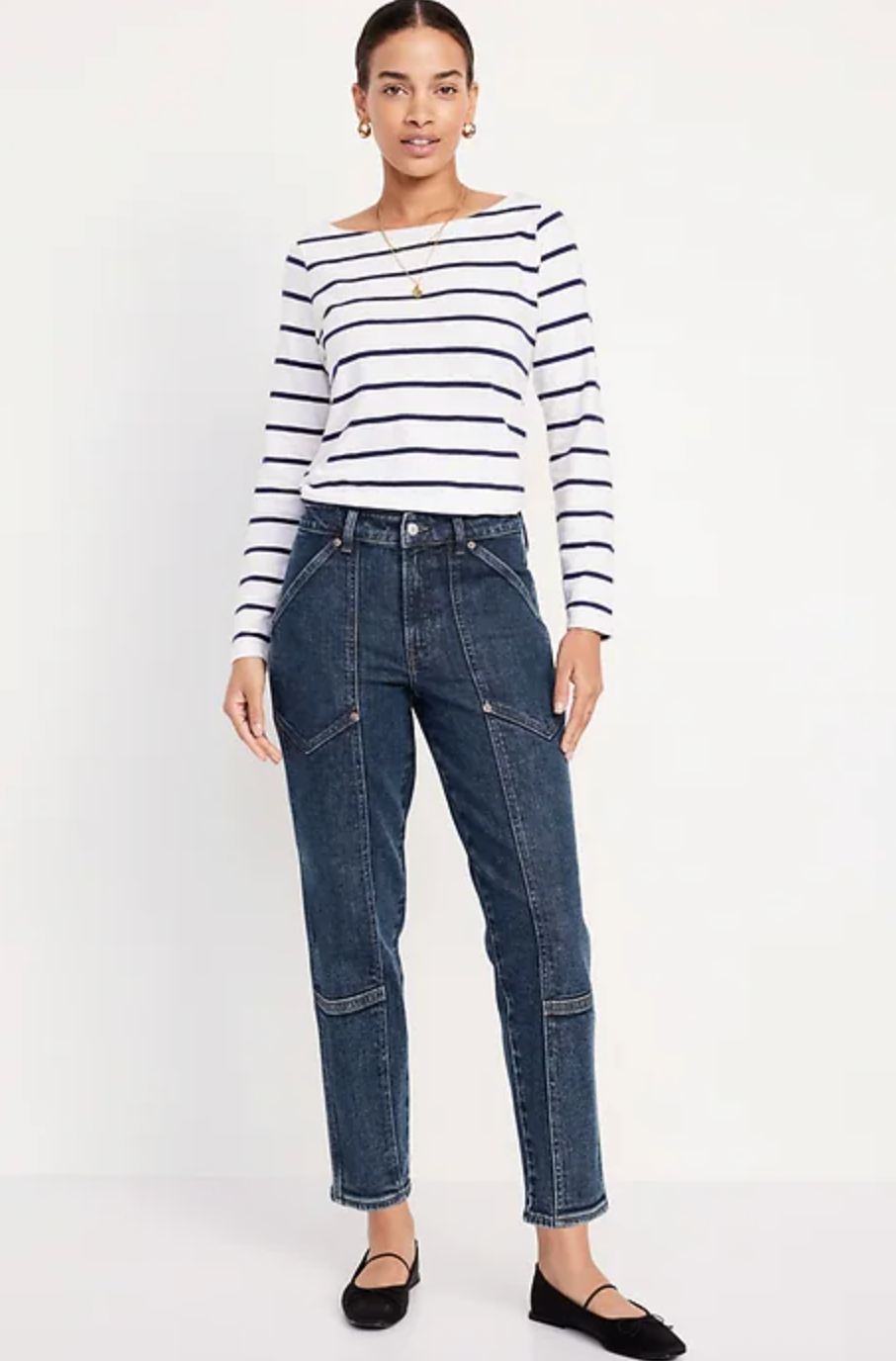 Old Navy O.G Straight HR Jeans | Sz 6 (petitie)