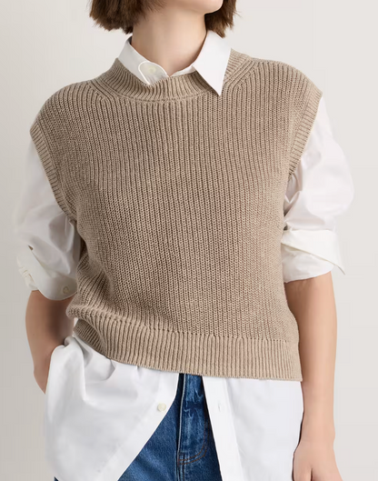Quince Sleeveless Sweater | Sz Small (fits Medium)