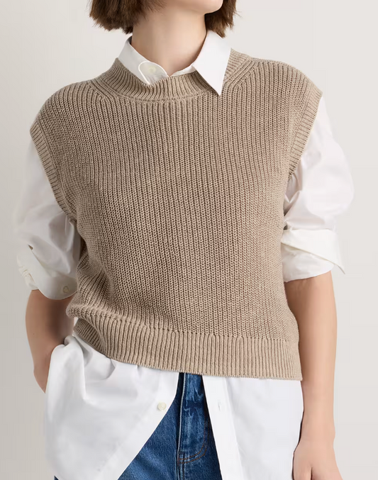 Quince Sleeveless Sweater | Sz Small (fits Medium)
