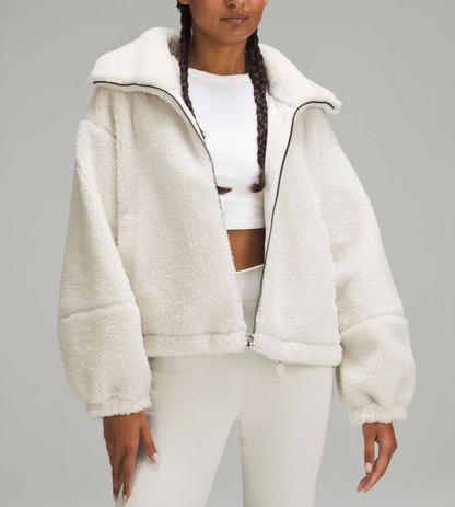 Lululemon Cinchable Fleece Zip-Up | Sz 4