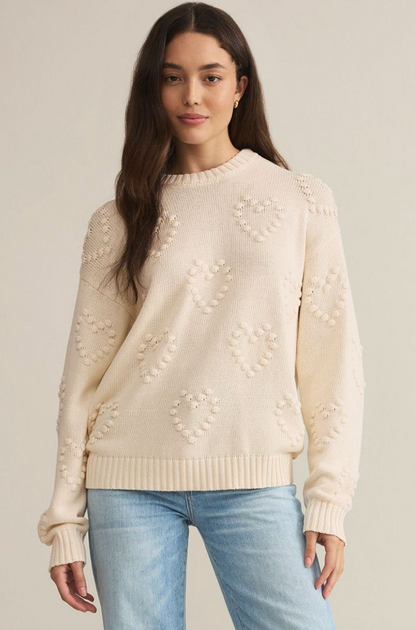 Z Supply Sweet Thing Cotton Sweater | Sz Medium