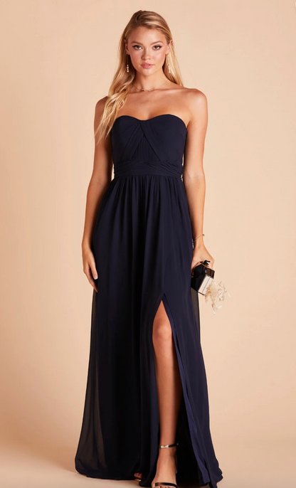 Dark Blue Dress Grace (9 Different Top Options) | Sz Large