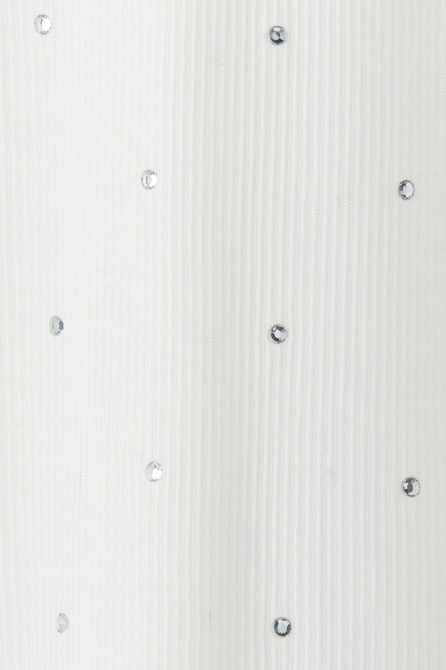 H&M Long Sleeve White Rhinestone Top  | XLarge / may fit like Large (N102N19)