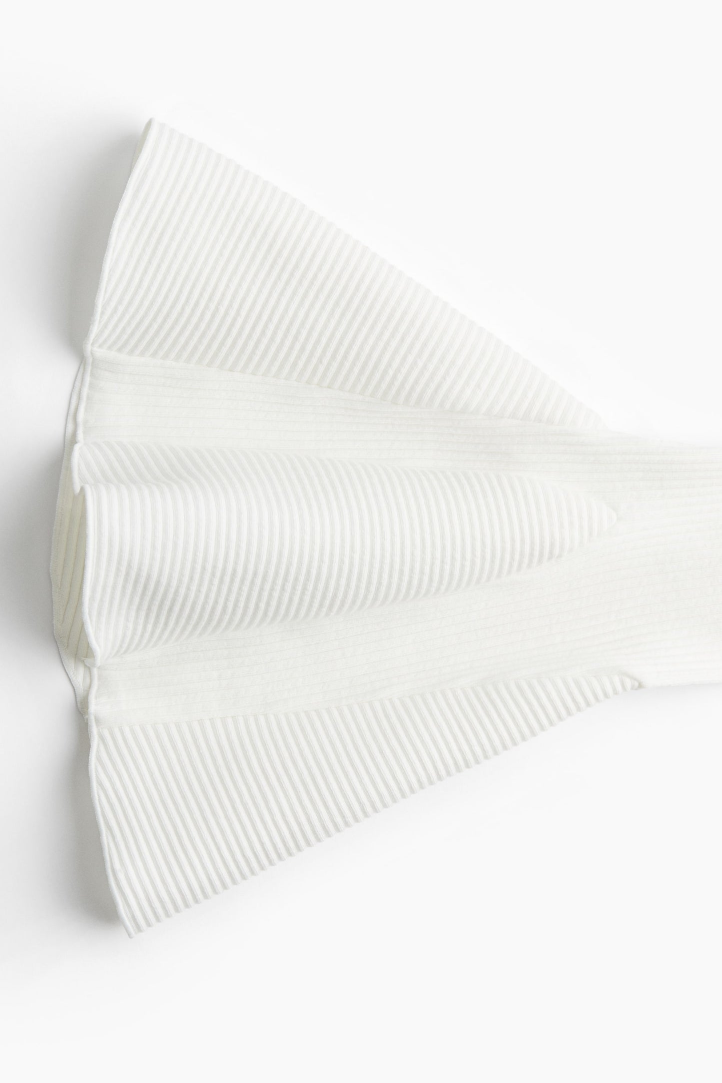 H&M Trumpet-Sleeved Ribbed Top | XLarge (N103N19)