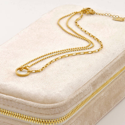 BEJ Asymmetrical Circle Link Choker