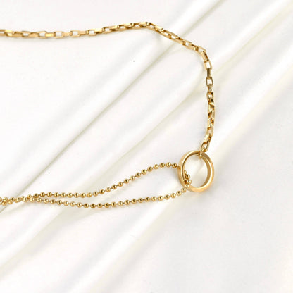 BEJ Asymmetrical Circle Link Choker