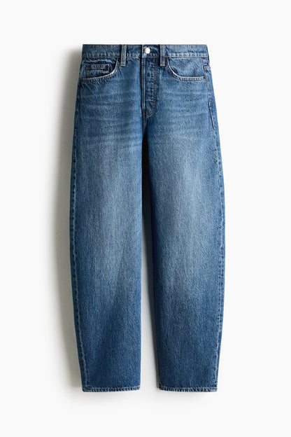 H&M Barrel High Rise Ankle Jeans | Sz 2