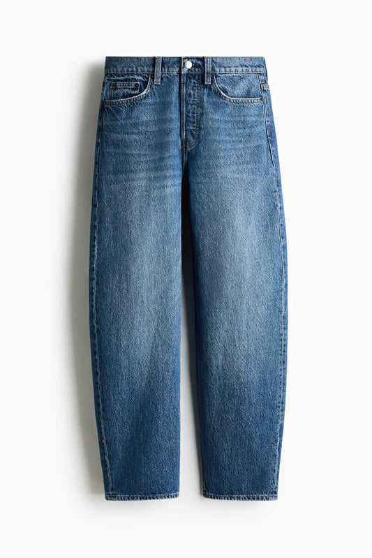 H&M Barrel High Rise Ankle Jeans | Sz 2