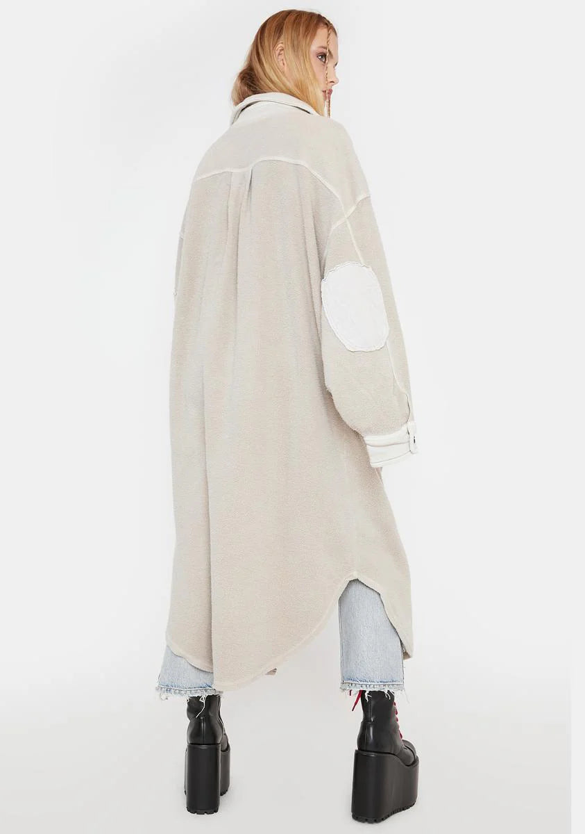 Free People Ruby Long Jacket | Large (O151C16)