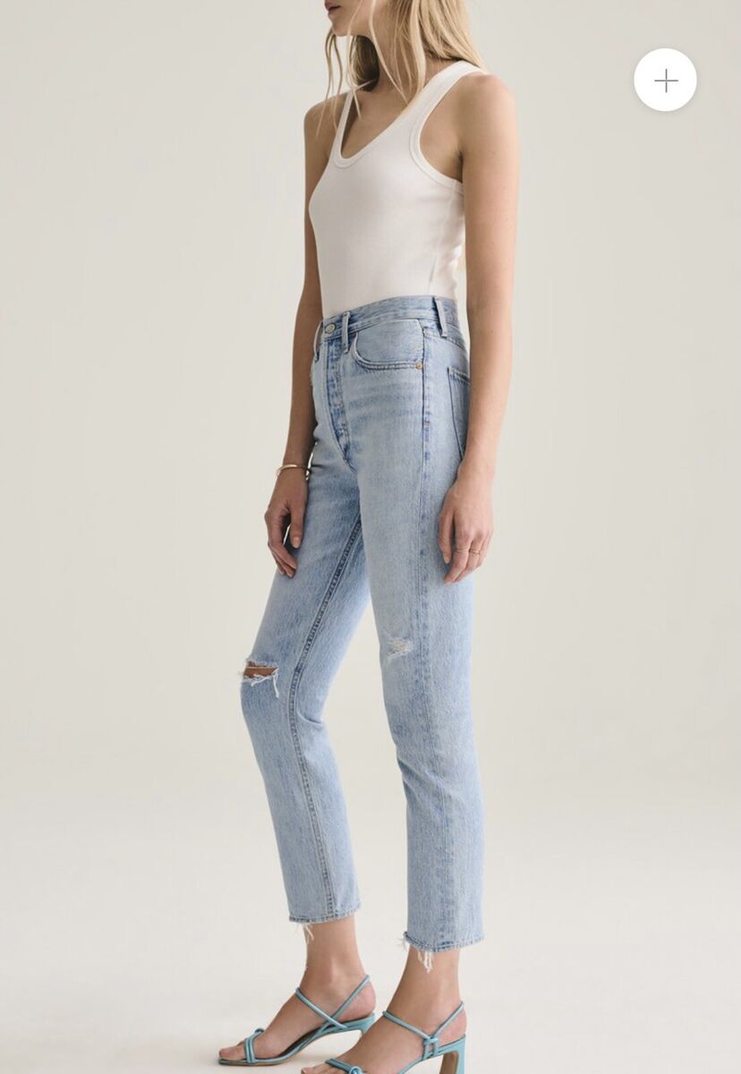 *AGOLDE Riley Crop Denim | 23