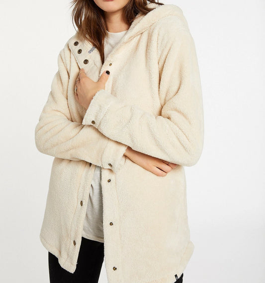 Volcom Under Wrapz Snap Up Hooded Jacket | Sz XS (N258W7)